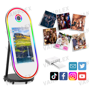 Cabina de Fotos con Espejo Mágico para Selfies de 60'', Pantalla Táctil de 32'', PC I5/i7, Blanco/Negro, Stock en EE. UU., Listo para Enviar - Product Image 4