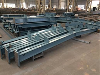 Viga en H Cónica Galvanizada por Inmersión en Caliente S275JR S355JR S460JR para Viga Principal de Acero de Taller, Dimensiones Personalizadas