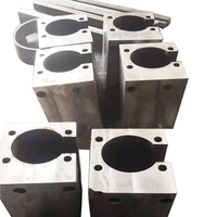 OEM CNC usinage fraisage anodisé logo personnalisé pour acier de grande taille laiton aluminium personnalisé bloc de fraisage pour usinage rapide