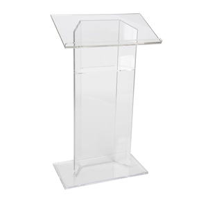 Bespoke Fosco Claro Podium Stand Falando Acrílico Púlpitos Igrejas Palestras para Palestra Recital Speech Apresentação Stand - Product Image 6