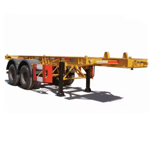 Vente Chaude Directe Usine Conteneur Réfrigéré Sec Type Américain 40ft 45ft Châssis de Camion Remorque Squelette - Product Image 1