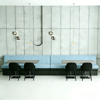 Mobilier de Buffet Américain pour Cafétéria : Banquettes, Sièges de Restaurant, Tables et Chaises pour Bar, Café et Projets de Restauration