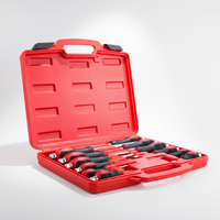 Coffret d'outils multifonctionnel magnétique à cliquet Qixin (12 pièces) avec tournevis EVA, personnalisable en usine en Chine