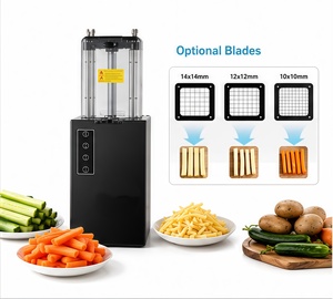 Máquina Cortadora de Vegetales Automática Comercial, Cortadora de Patatas, Pepinos y Zanahorias en Tiras, Equipo de Procesamiento de Alimentos - Product Image 3