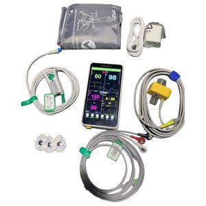 Moniteur patient portable miniature professionnel de 5,5 pouces, nouveau, intelligent, avec SPO2, PR, NIBP, TEMP, ECG en option, ETCO2, pour usage médical - Product Image 4