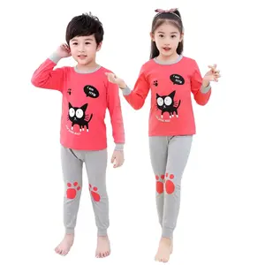 Pyjama pour enfants à manches longues, bonne qualité, motifs animaux, nouvelle collection