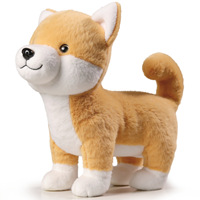 Jouet en peluche électrique pour enfants, chien réaliste qui aboie et saute, 31 cm-50 cm, unisexe pour bébés