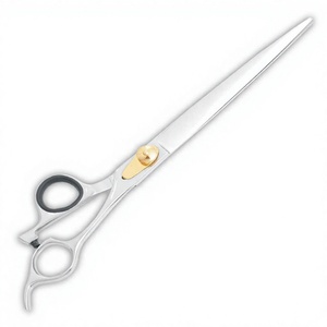 2026 Barber Scissors Stainless Steel Smooth Edge With Silicon <b>Rubber</b> <b>Rings</b> Customized Logos - Product Image 3