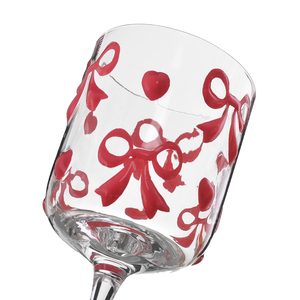 Samyo - <span class=keywords><strong>Copas</strong></span> de Vino de Cristal Cuadradas de 430 ml, Diseño Único de Lazo Soplado a Mano, <span class=keywords><strong>para</strong></span> <span class=keywords><strong>San</strong></span> Valentín - Product Image 2