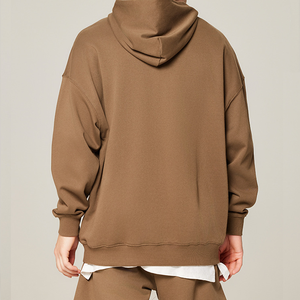Pantalon de survêtement à capuche surdimensionné <span class=keywords><strong>Snood</strong></span> Ensemble de sweat à capuche court Ensemble de sweat à capuche en coton - Product Image 3