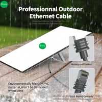 Kabel Ethernet Satelit Tahan Air 24AWG 2026 SM 150FT Starlink Standard 4/4 X/Gen3/V4/V5 |   Ekstensi Pengganti Buatan Cina