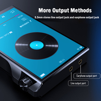 Reproductor de Audio Mp3 de Alta Fidelidad Q8 de 4.0 Pulgadas, Reproductor de Música HIFI con Soporte para APE, FLAC, WAV, WMA, DSD