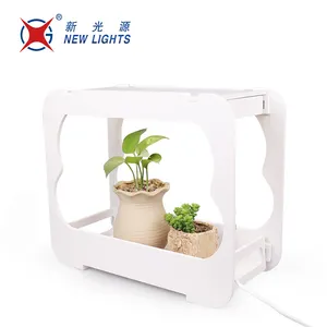 Kit de plantas mágicas en maceta de espectro completo, con temporizador inteligente para el hogar, Mini simulador solar de jardín, luz LED de cultivo de 4000K