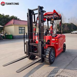 Forklift Listrik 3,5 Ton dengan Ketinggian Angkat Retraktil, Kapasitas Baterai Besar untuk Logistik, Gudang Besar, Pabrik, dan Penumpukan Pallet - Product Image 4