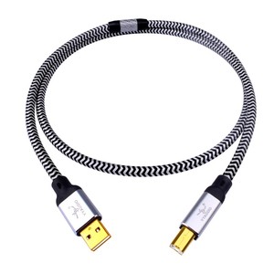 Y9 Hifi USB A đến B OTG Cáp dữ liệu cáp âm thanh dòng USB Cáp âm thanh nam mạ vàng - Product Image 1