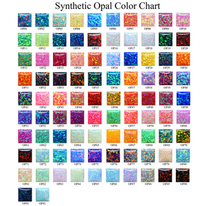 Rất phổ biến phòng thí nghiệm tạo ra kích thước nhỏ chì miễn phí răng đá quý, 92 màu sắc thiết kế khác nhau tổng hợp Opal răng đá quý - Product Image 6
