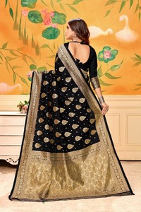 Vêtements en gros Sarees en soie d'art - Product Image 6