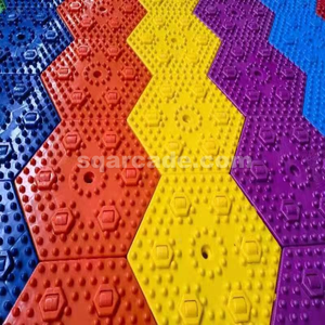 Custom Size Colorful Farm <b>Park</b> <b>Amusement</b> <b>Rides</b> Outdoor Dry Slide Tourist Attraction Popular Funny Rainbow Slide - Product Image 3