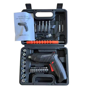 Juego de destornilladores eléctricos Jugong, minitaladro con motor de 12V, batería recargable, con cargador y puntas para el hogar - Product Image 3