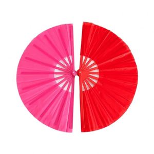 Éventail pliant en bambou personnalisé de 33 cm, style ange, portable, pour fêtes en plein air et bars - Product Image 4