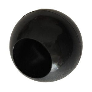 Drawcord Round <b>Black</b> End Cap For Bags Elastic <b>Cords</b> 20 Pieces Simple Style - Product Image 5
