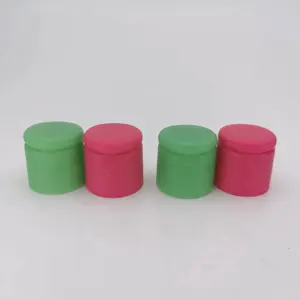 Plastic bottle accessories 24 mm cosmetic bottle flip caps baby cream bottle snap caps plastic flip top caps