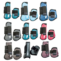 Bottes d'équitation de cheval de haute qualité, 4 pièces, pour Protection des jambes avant et arrière, équipement cheval, Tendon, Fetlock, offre spéciale