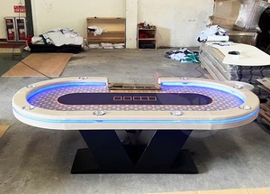 YH gỗ sòng bài Poker bảng sang trọng chơi bài Poker chơi game bảng pokertisch Poker tafel - Product Image 4