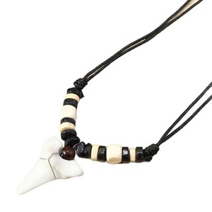Collar de Estilo Étnico Retro que Imita los Dientes de Tiburón, Colgante de Estilo Tribal Tibetano, Accesorio Bohemio - Product Image 5