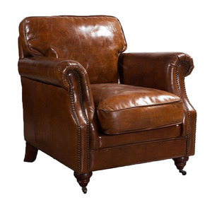 Da Vintage Thiết Lập Gia Đình <span class=keywords><strong>Sofa</strong></span> Với Tay Vịn - Product Image 5
