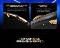 Ratón Inalámbrico para Juegos MCHOSE K7 V2 Ultra+ Tri-Modo, PAW3955 TI, Frecuencia de Sondeo de 8K, 50000DPI, 59g Ultraligero, Base de Carga Magnética RGB