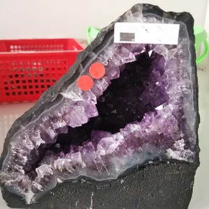 Geoda <span class=keywords><strong>de</strong></span> <span class=keywords><strong>Cristal</strong></span> Natural al por Mayor, Amatista, para Sanación - Product Image 2