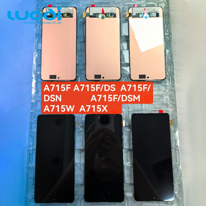 Pièce de rechange pour téléphone portable, écran tactile LCD d'origine, vente en gros pour Samsung <span class=keywords><strong>A71</strong></span> 4G A715 avec cadre, écran OLED Full HD - Product Image 4