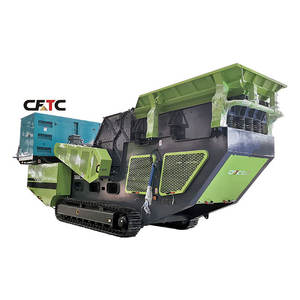 Concasseur mobile de type chenillé pour le recyclage des déchets de construction et du béton, machine de concassage de pierres à vendre à Dubaï - Product Image 1