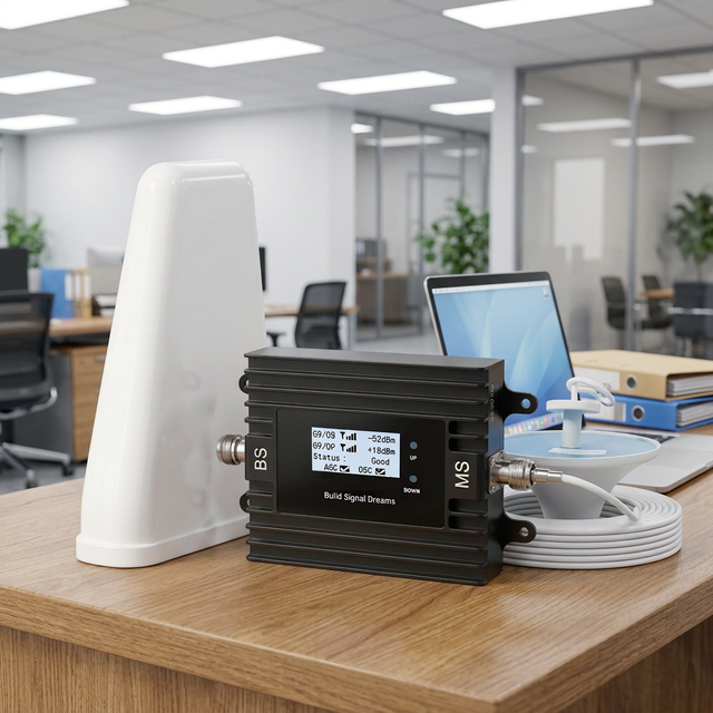 The Signal Amplifier for 3G 4G 5G Has Wide Coverage 700 900MHz B28 B8 Strong Penetration and Is Cost-effective for Home Office