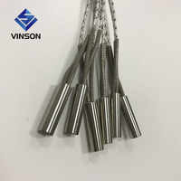 Élément chauffant en fil de nichrome, chauffage à cartouche 12V, chauffage tubulaire 24V 80W pour imprimante 3D