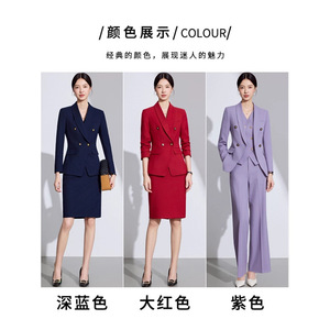 Women's Suit Set Black Three Quarter Sleeve Formal Anti-Wrinkle Spring Wear - Product Image 5