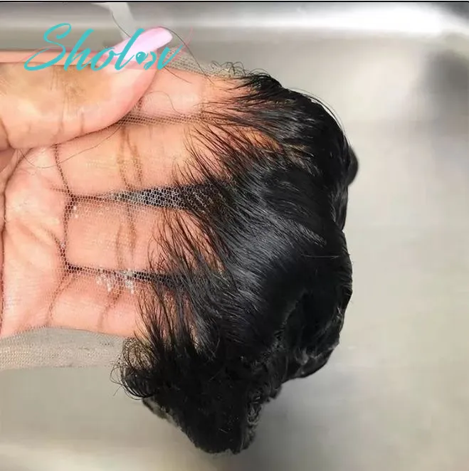 Venta al por mayor 360 Peluca de encaje de los proveedores cutícula alineada pelo virgen sin procesar 100% cabello humano 360 cabello peluca delantera del cordón con el pelo del bebé