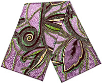 Tissu en coton bio africain teint à la cire, style Dobby, motif Batik, pour robes et couvertures pour filles, poids moyen