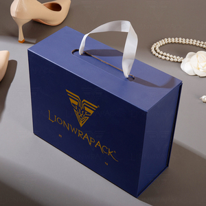 Campione gratuito di Lionwrapack, scatola di scarpe pieghevole con Logo personalizzato, imballaggio riciclabile ecologico - Product Image 3