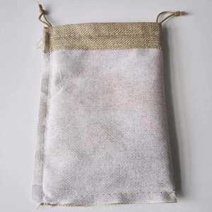 Sacs en toile de jute naturelle recyclables et petits avec cordon de serrage pour le stockage de grains de café, de thé et d'épices, cadeaux de mariage - Product Image 4