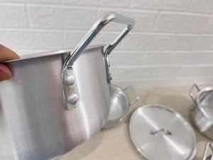 Batterie de Cuisine Classique en Alliage d'Aluminium, Ensemble de 5 ou 10 Pièces (16cm, 18cm, 20cm, 22cm, 24cm) – Casseroles et Faitouts de Cuisine en Gros - Product Image 4