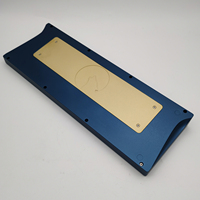 Boîtier et plaque de clavier mécanique en aluminium anodisé de haute qualité et de précision, avec logo OEM personnalisé, service d'usinage CNC