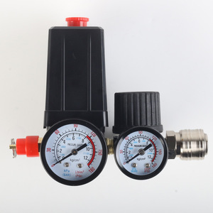 Conjunto de interruptor de presión para arado 3 en 1, 220V, piezas de compresor de aire, válvula reguladora de presión 90-120Psi - Product Image 4