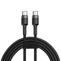 Câble de données Type-C à double extrémité PD60W câble de charge rapide c à c adapté à l'ordinateur portable ipad pro/MACbook Huawei