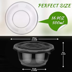 Factory Wholesale PP <b>Plastic</b> Eco Friendly Disposable Takeaway <b>Boxes</b> for Sushi & Baby Food with Embossing Custom Sizes - Product Image 2