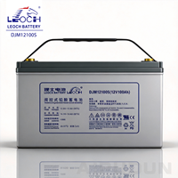 Batterie de secours Lishi DJM12100S 12V100AH DC pour salle informatique, communication, onduleur et stockage d'énergie