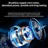 Aspirateur à air, souffleur d'air sec, souffleur d'air rechargeable sans fil, mini souffleur, mini souffleur à vent super puissant, turbofan haute vitesse