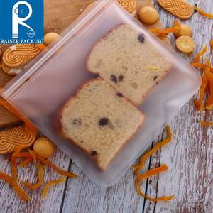 Airtight Seal Kitchen Food Preservation Reusable Eco-Friendly Folding Food Grade Leakproof PEVA <b>Ziplock</b> Storage <b>Bags</b> - Product Image 4