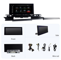 Écran multimédia portable KLYDE 10,25 pouces pour voiture, amplificateur, Audi A6 C7, GPS intégré, RGB, Android 11, autoradio, navigation